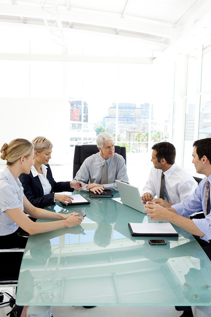 Business owner meeting a Coppermark public adjuster about a property damage claim